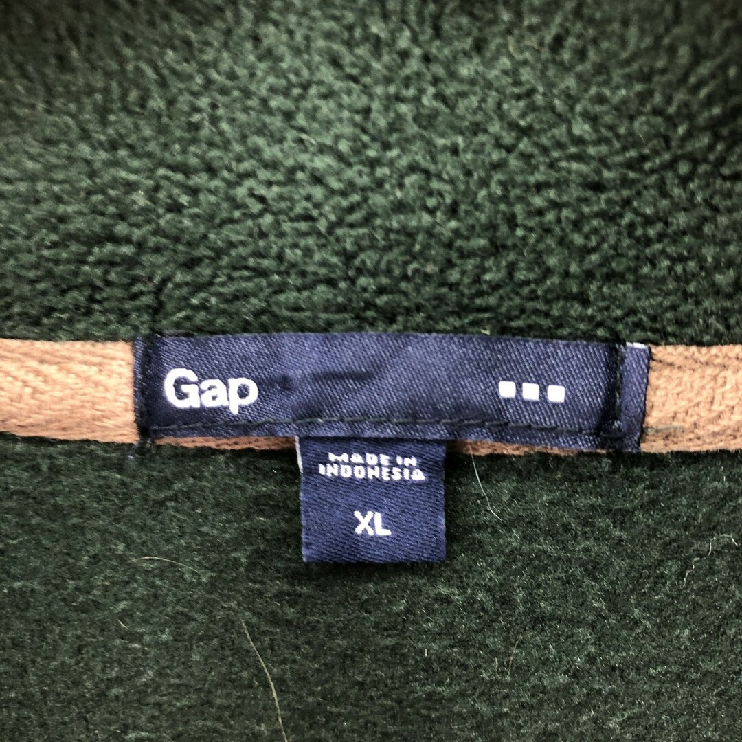 古着 ギャップ GAP ハーフジップ フリースプルオーバー メンズXL /eaa376464