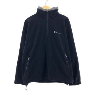 チャンピオン(Champion)の古着 チャンピオン Champion AUTHENTIC ATHLETIC APPAREL ハーフジップ フリースプルオーバー メンズXL /eaa376460(その他)