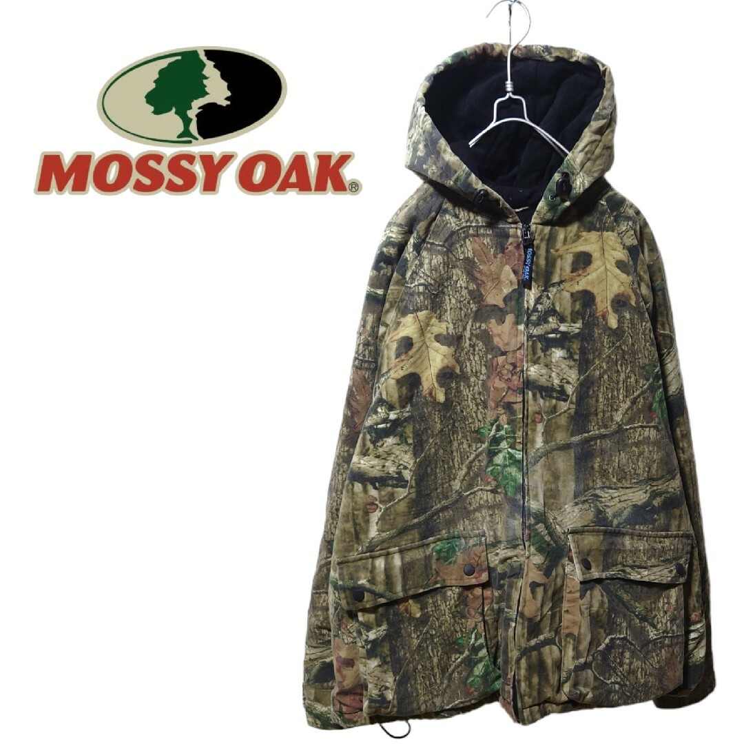 【MOSSY OAK】リアルツリーカモ フード付き中綿入りブルゾン S-137