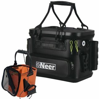 Neer バッカン 28L ブラック 水汲みバケツ付き タックルボックス1270の