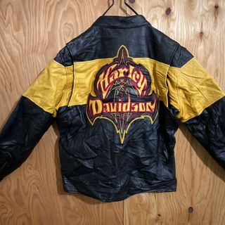 Harley Davidson - ハーレーダビッドソン USA古着 派手 レザー