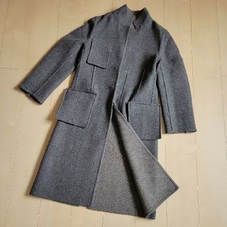 エルメス(Hermes)のHERMES★マルジェラ期　インサイドアウト　カシミヤコート　リバーシブル(ロングコート)