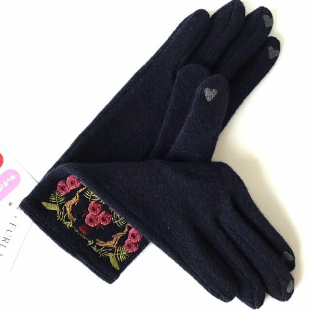 Furla(フルラ)のフルラ 手袋 GLOVES 新品 ネイビー 紺 グローブ レディースのファッション小物(手袋)の商品写真