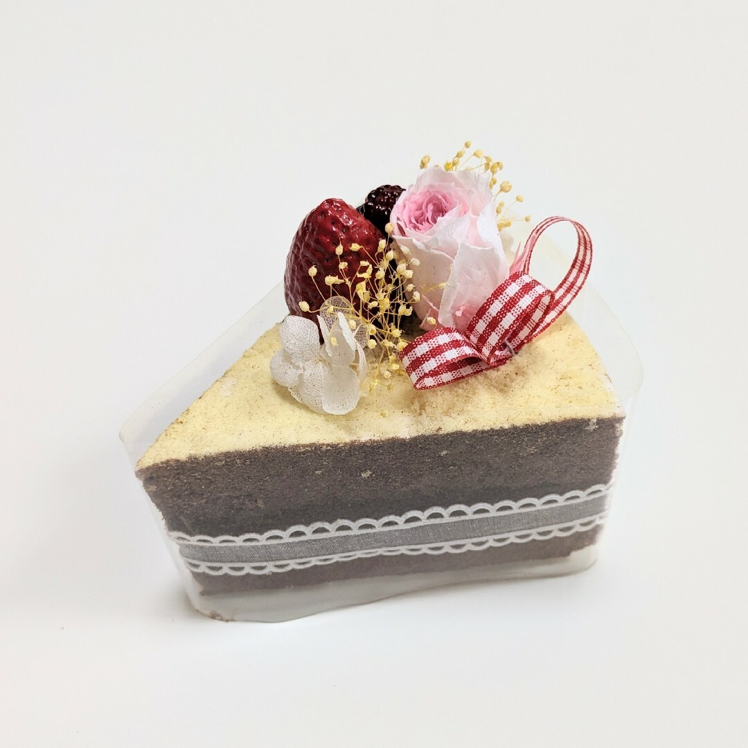 フラワーケーキ　プリザーブドフラワー　チョコ　２個セット