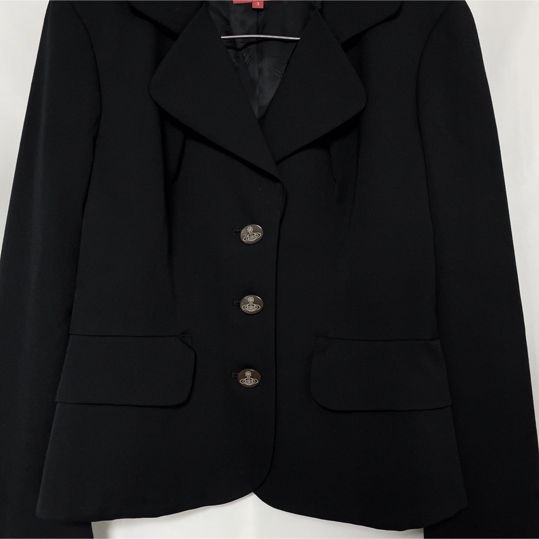 Vivienne Westwood ウール テーラードジャケット　3 L 黒 4