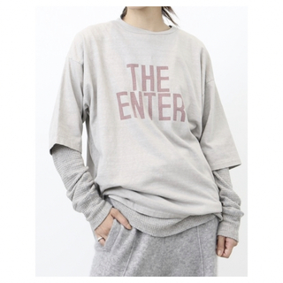REMI RELIEF/レミレリーフ】 THE ENTER7ブソデTシャツ-
