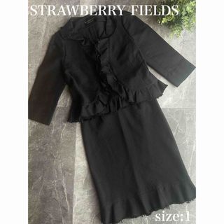 ストロベリーフィールズ(STRAWBERRY-FIELDS)のストロベリーフィールズ セットアップ スーツ フォーマル スカート ジャケット(セット/コーデ)