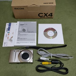 RICOH CX 4 付属品一式　シルバー