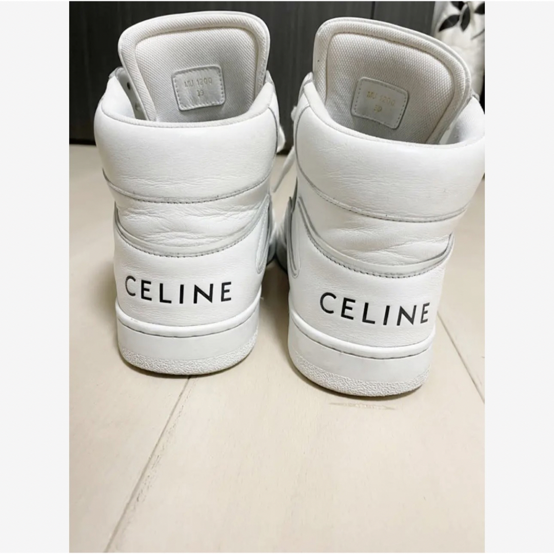 LISA着用 CELINE セリーヌ ハイカット スニーカー レザー