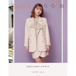 ダーリッチ(Darich)のダーリッチ　シルエットカラージャケット(テーラードジャケット)