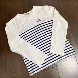 ミキハウス(mikihouse)のミミ様専用♡ミキハウス ボーダーロンT ネイビー130センチ(Tシャツ/カットソー)