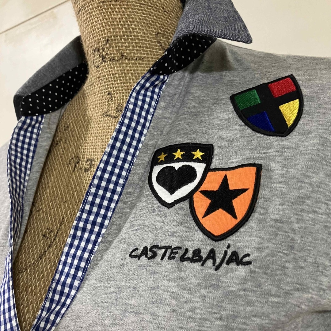 CASTELBAJAC(カステルバジャック)の【レイヤード風】シャツカットソーCASTELBAJAC （カステルバジャック） レディースのトップス(カットソー(長袖/七分))の商品写真