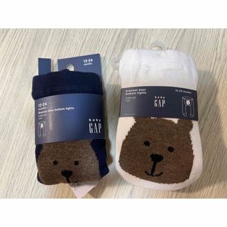 ベビーギャップ(babyGAP)の赤字覚悟！！早い者勝ち！BabyGAP クマタイツ(靴下/タイツ)