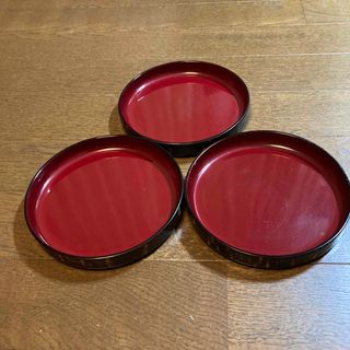 秋田角館 桜皮細工 銘々皿三枚組(食器)