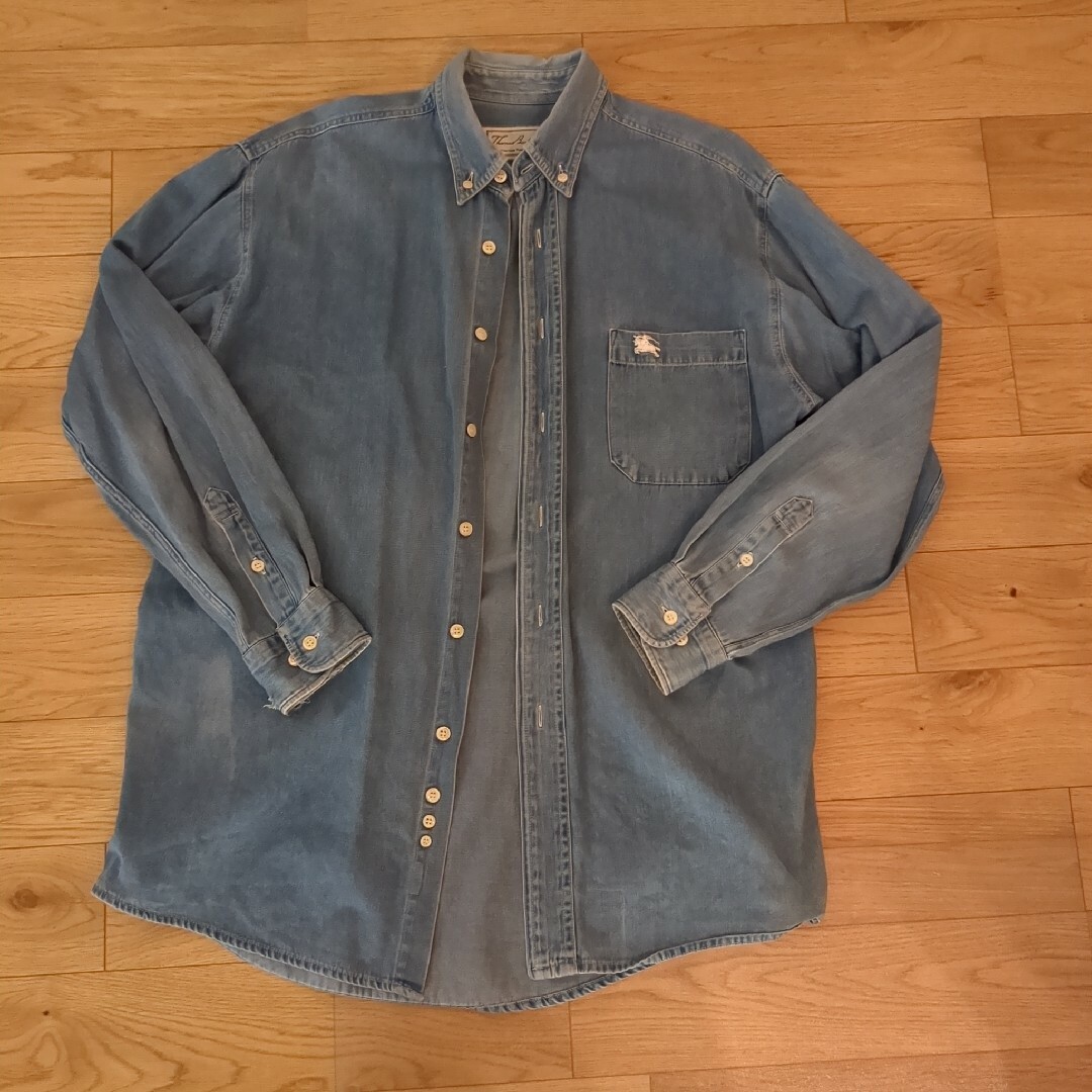 BURBERRY - Thomas Burberry バーバリー デニムシャツ 英国製