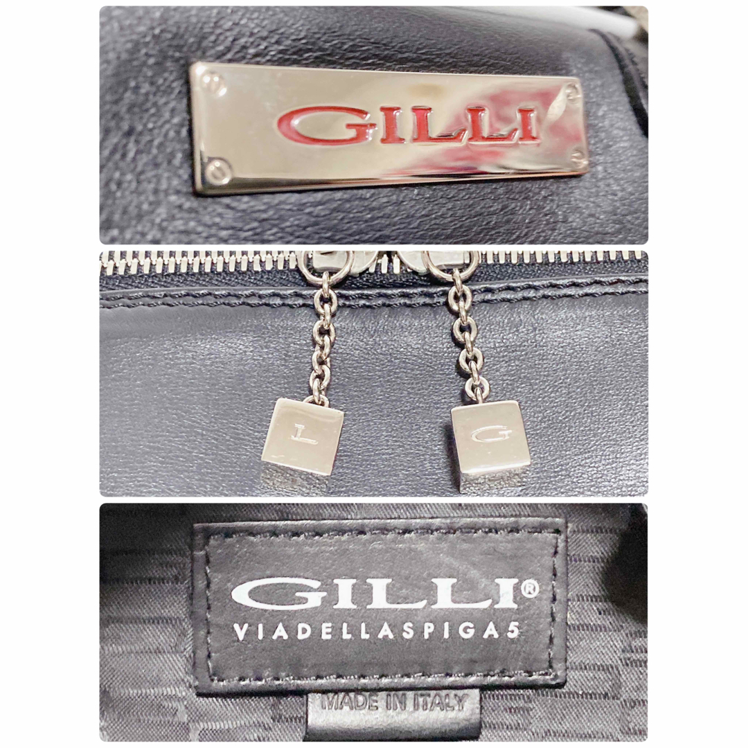 【極美品】GILLI ジリ ショルダーバッグ キューブバッグ スカル レディース