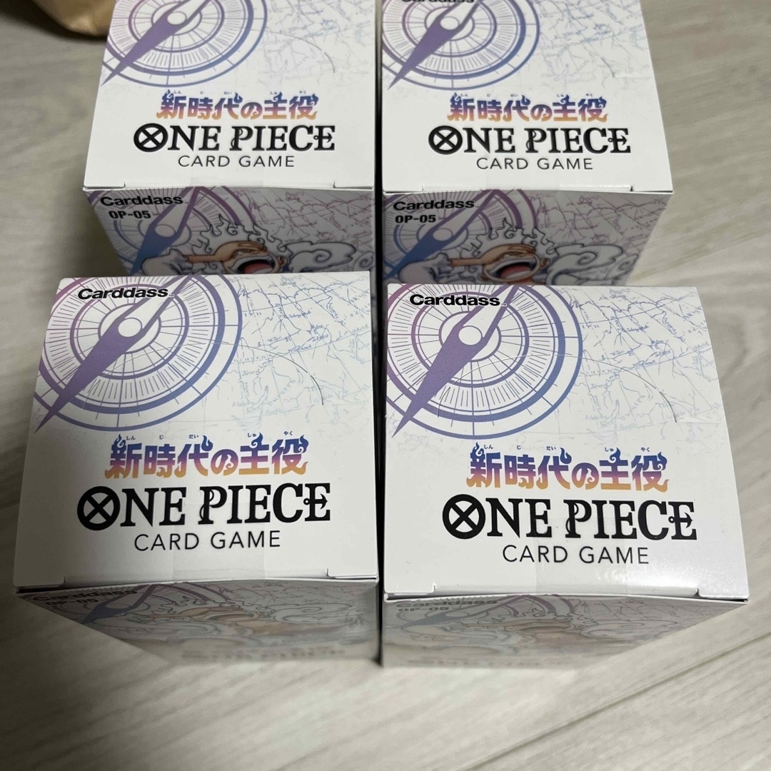 ONE PIECE - ワンピースカード 新時代の主役 4BOX テープ付き BOX