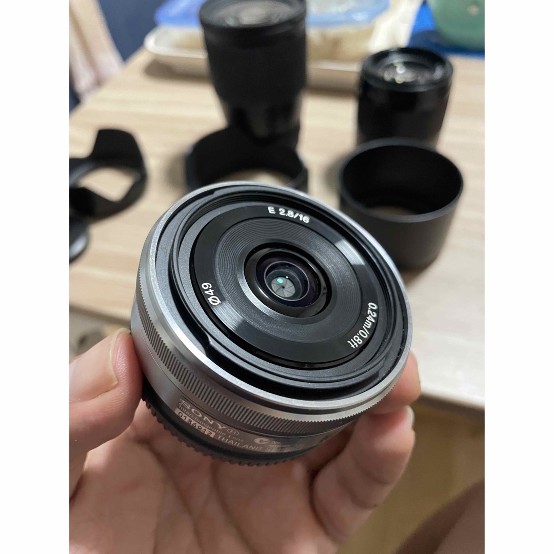 SIGMA(シグマ)のSigma 16 F1.4 Sony 50 F1.8 Sony 16 F2.8 スマホ/家電/カメラのカメラ(レンズ(単焦点))の商品写真