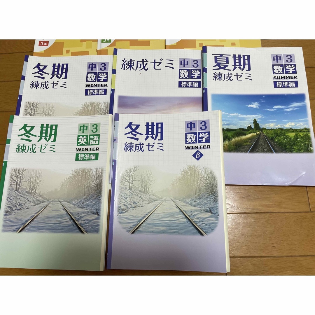 中学3年生　受験勉強　ワーク　テキスト　冬期　国語　数学　英語　県トレ エンタメ/ホビーの本(語学/参考書)の商品写真