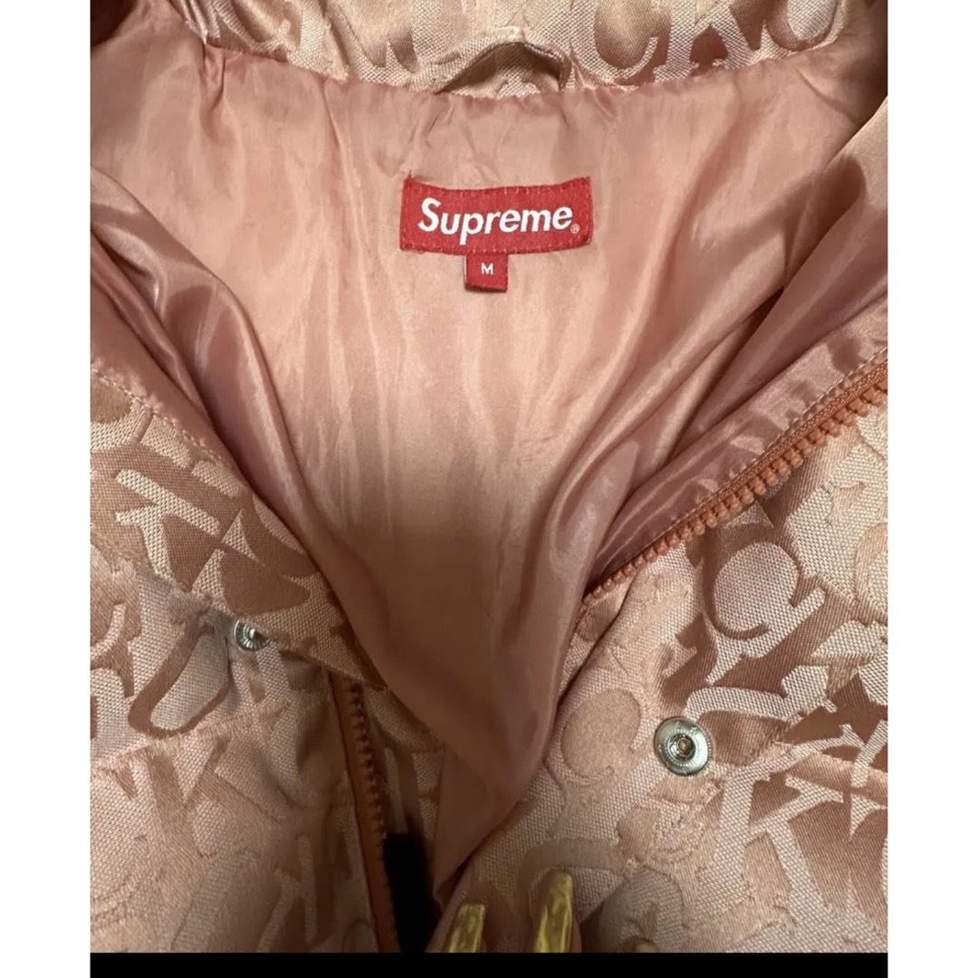 SUPREME 17AW Fuck Jacquard Puffy Jacket-