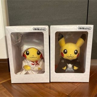 ポケモン(ポケモン)のピカチュウ  ウエディング 和装 ver ぬいぐるみ セット(ぬいぐるみ)