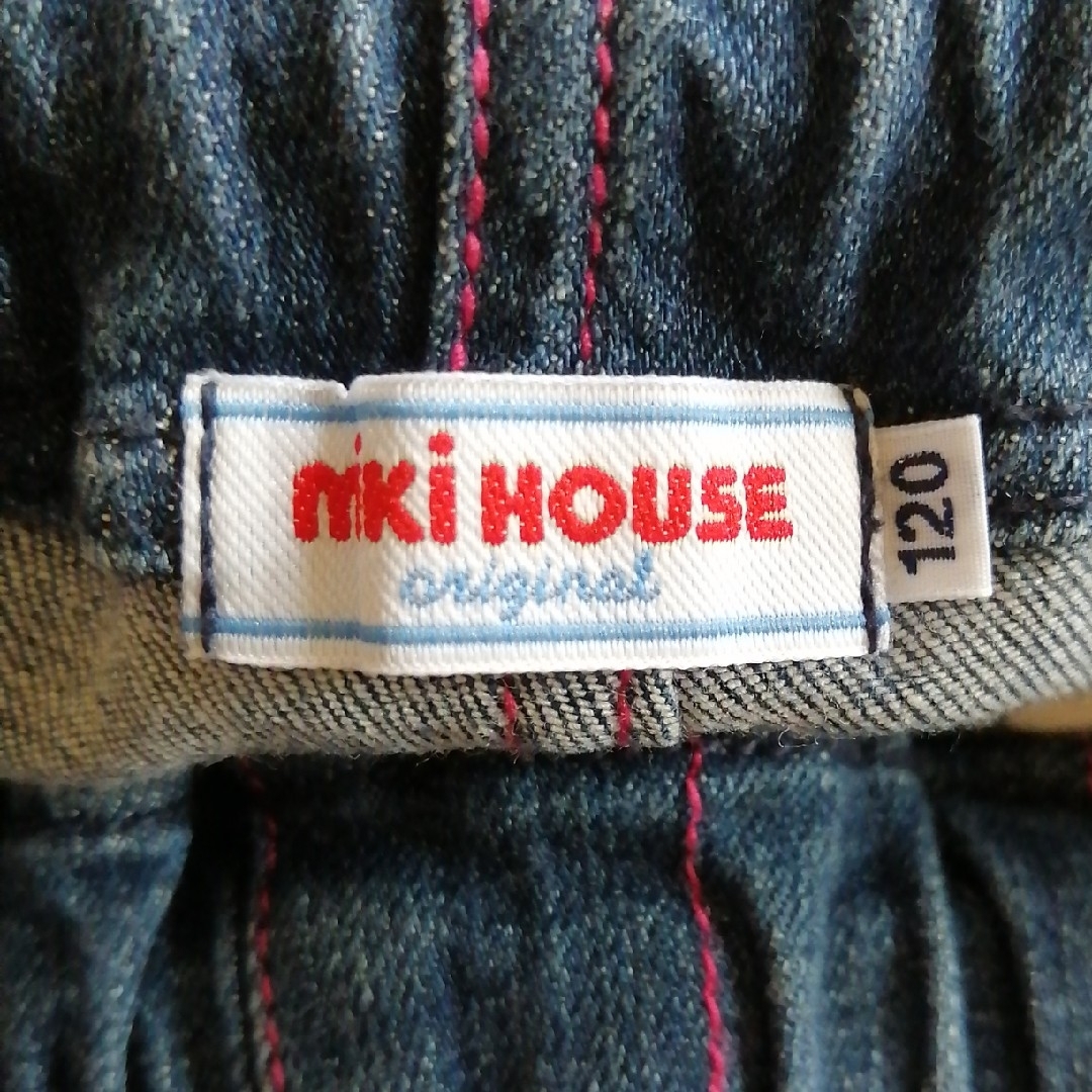 mikihouse(ミキハウス)のミキハウス　女の子　120cm　ジーンズ キッズ/ベビー/マタニティのキッズ服女の子用(90cm~)(パンツ/スパッツ)の商品写真