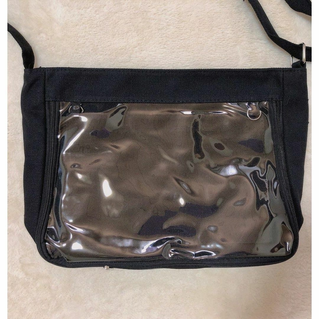 だし様専用 ✨新品✨ 推し活 痛 バッグ デコレーション ショルダー 痛バ 黒 レディースのバッグ(ショルダーバッグ)の商品写真