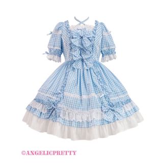 アンジェリックプリティー(Angelic Pretty)のAngelic Pretty Sweetフリルワンピース サックス(ひざ丈ワンピース)