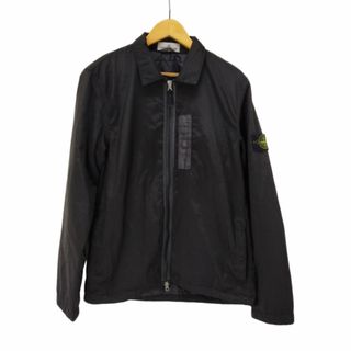 ストーンアイランド × ドーメル ジャケット ウール/ナイロン チェック サイズL ブルゾン ブラック 黒 0112STONE ISLAND メンズ