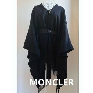 モンクレール(MONCLER)の新品MONCLERベルト付きウールストール/ポンチョ(ポンチョ)