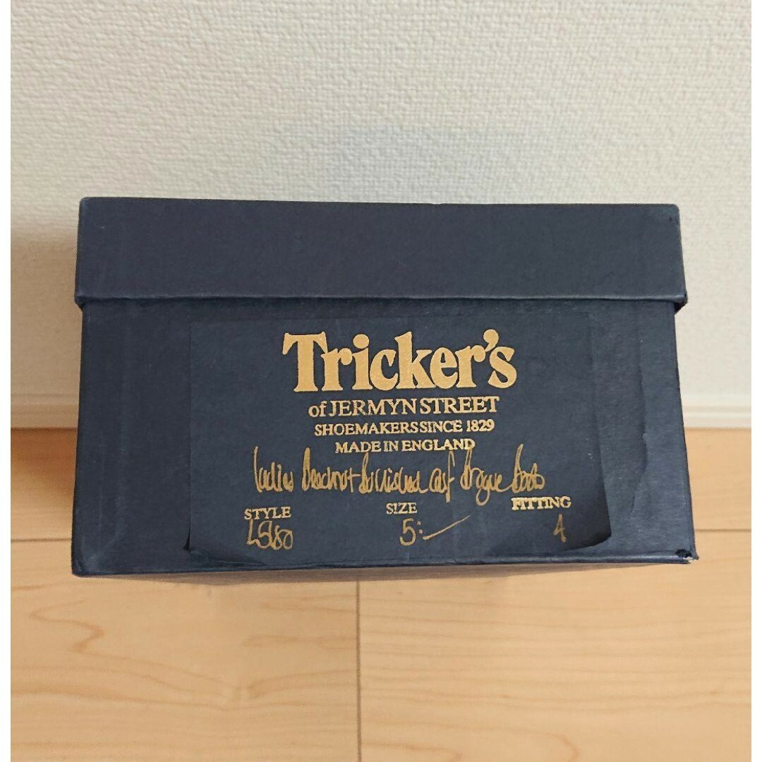 24 美品 Tricker’s カントリーブーツ LS180 ブローグ ブラウン