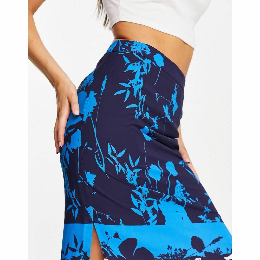 送料無料】☆TED BAKER LONDON ロングスカート size1 花柄-