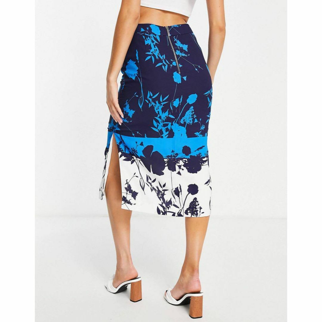 送料無料】☆TED BAKER LONDON ロングスカート size1 花柄-