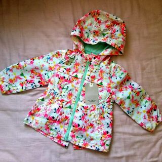 ザラキッズ(ZARA KIDS)の新品   ZARABABY  花柄コート  86(ジャケット/コート)