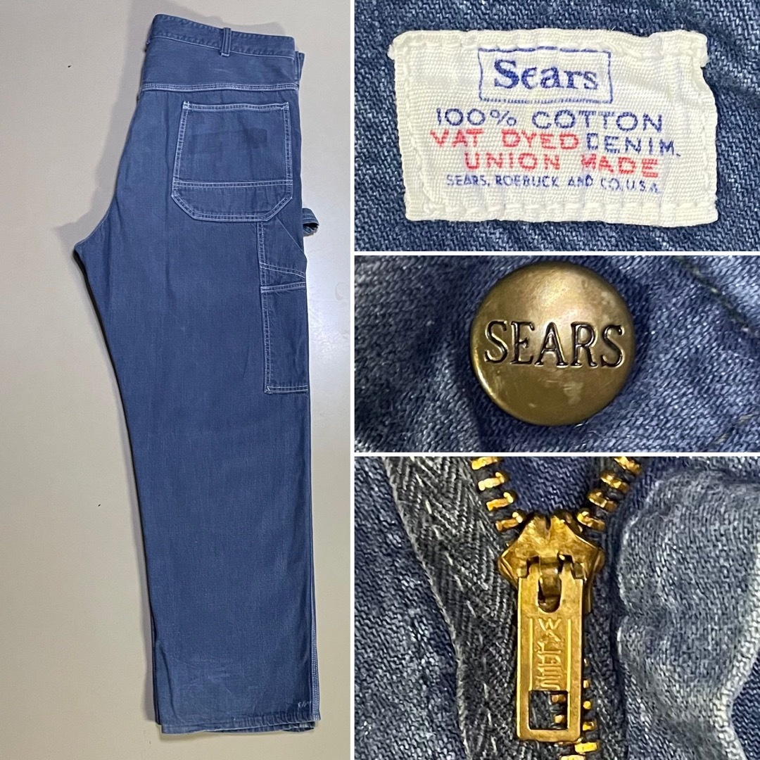 1960s Sears デニムペインターパンツ Size 40 | フリマアプリ ラクマ