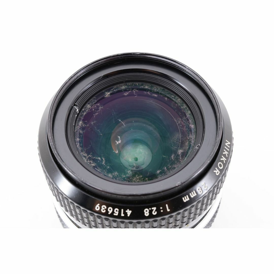 ニコン AI NIKKOR 28mm F2.8 広角レンズ フード付 l3367