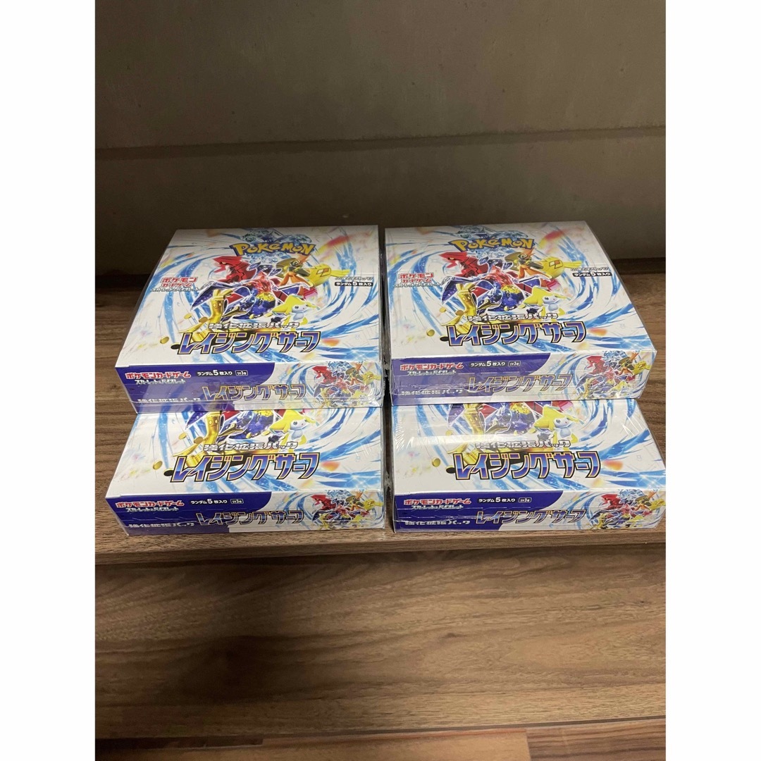 ポケモンカードゲーム　レイジングサーフ　シュリンクつき　4BOX　新品　未開封 1