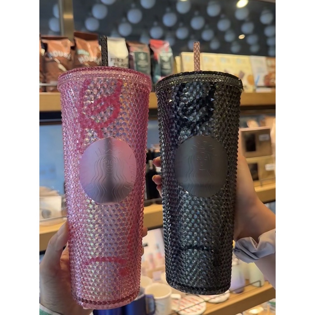 Starbucks - スターバックス BLACKPINKコールドカップ ブラック 710ml