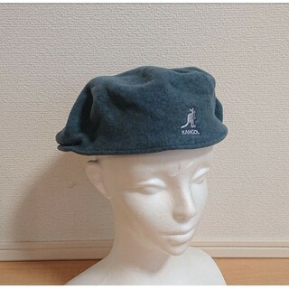 カンゴール(KANGOL)のL 新品 KANGOL WOOL 504 0258BC ハンチングキャップ 藍色(ハンチング/ベレー帽)