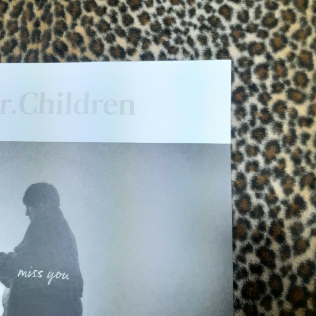 Mr.Children 「miss you 桜井ver.」 告知用ポスター