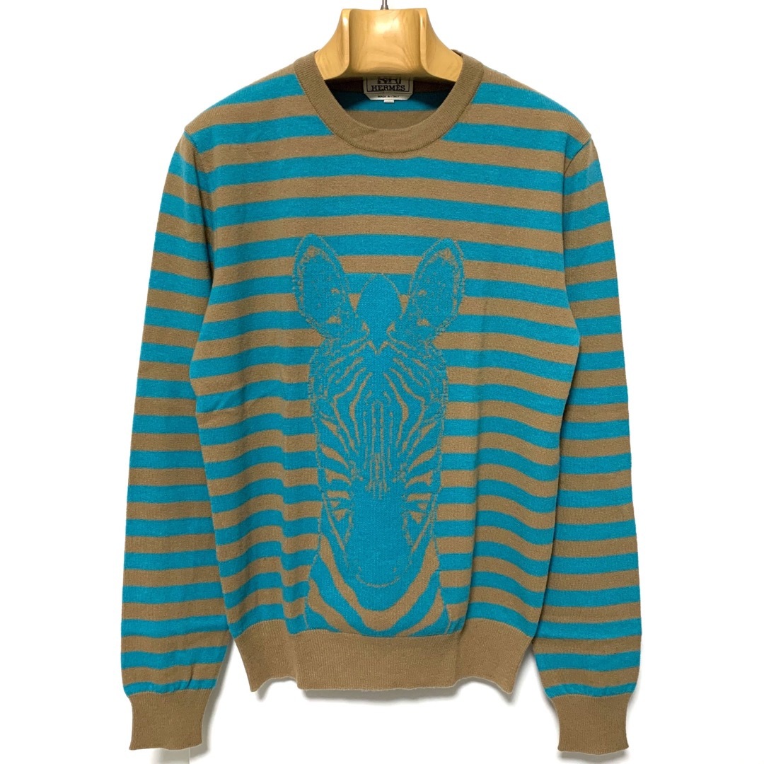 【正規品】HERMES/Zebra ハイゲージ ニット/メンズXS | フリマアプリ ラクマ