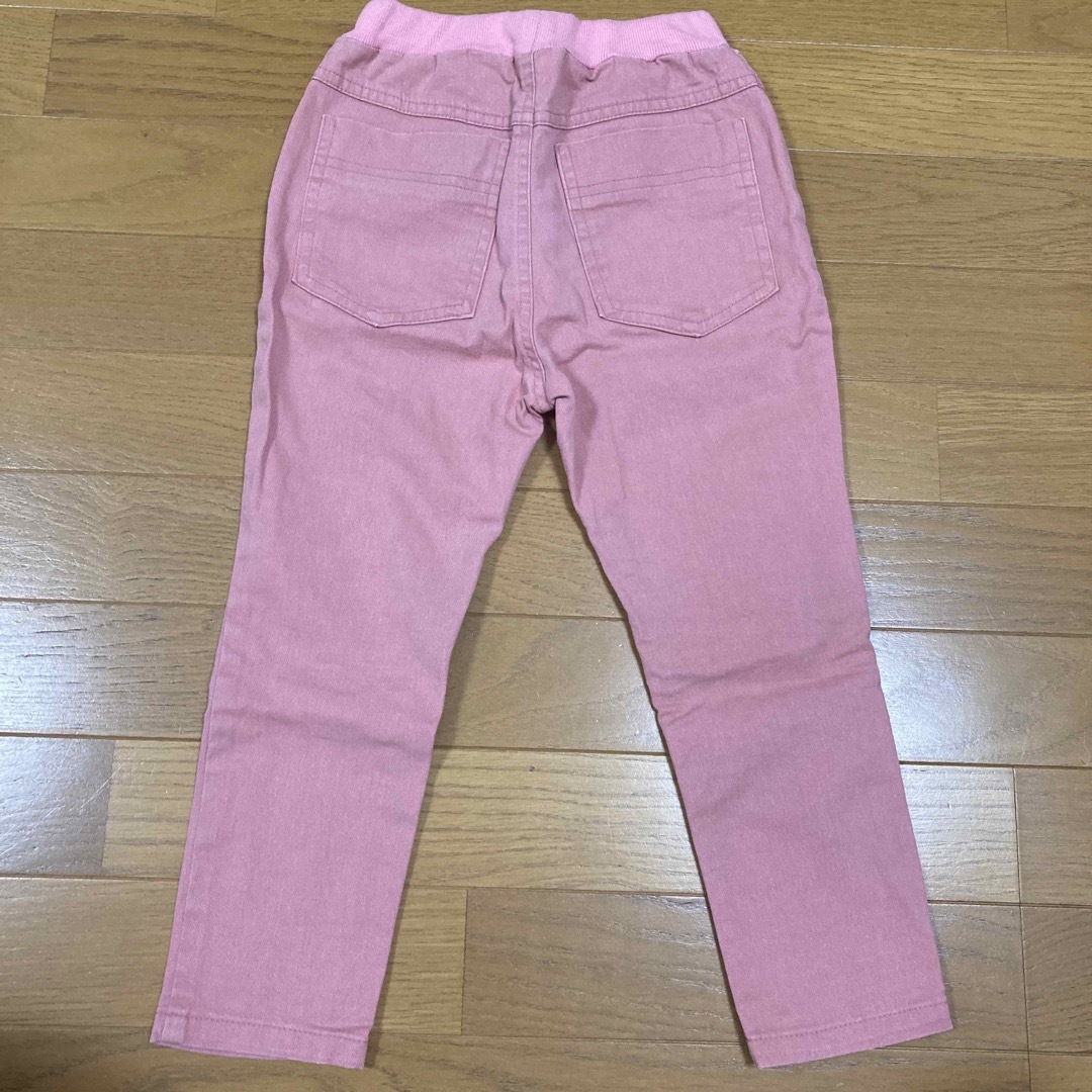 ピンク　ペイント　ズボン　120 キッズ/ベビー/マタニティのキッズ服女の子用(90cm~)(パンツ/スパッツ)の商品写真