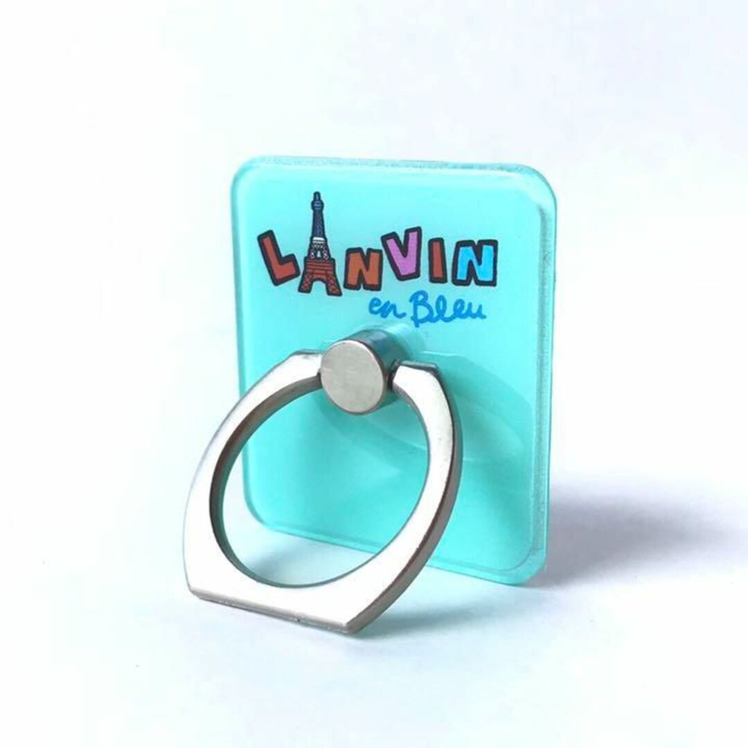 LANVIN en Bleu(ランバンオンブルー)のLANVIN ランバンオンブルー スマホリング 新品 スマホカバー iPhone スマホ/家電/カメラのスマホアクセサリー(ストラップ/イヤホンジャック)の商品写真