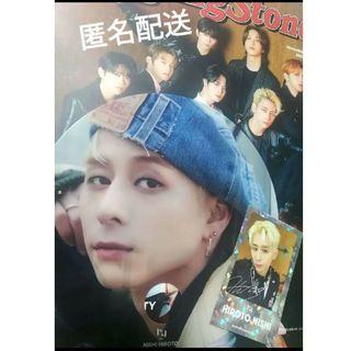 アイエヌアイ(INI)のKCON ラポネブース配布 INI 西洸人 ホログラムステッカー　うちわ　団扇(アイドルグッズ)