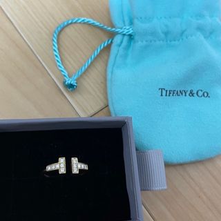 ティファニー(Tiffany & Co.)のTiffany ティファニーt ダイヤモンド ワイヤーリング　18K ゴールド(リング(指輪))