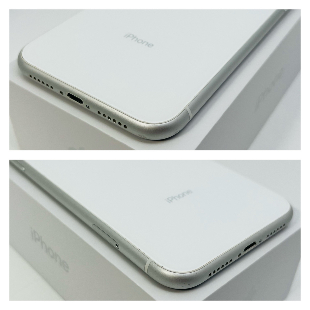 新品電池　iPhone XR White 128 GB SIMフリー 4