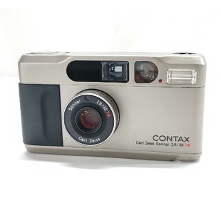コンタックス(CONTAX)のCONTAX コンタックス T2 コンパクト フィルムカメラ チタンシルバー(フィルムカメラ)