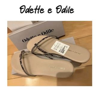 オデットエオディール(Odette e Odile)の新品◾️OFD アシメクロス サンダル◾️ユナイテッドアローズ(サンダル)