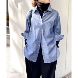 スピックアンドスパン(Spick & Span)のSpick & Span コットンシャンブレーシャツ ダンガリーシャツ(シャツ/ブラウス(長袖/七分))