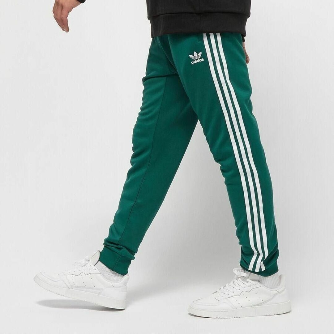 adidas(アディダス)のさい様専用！ スーパースタートラックパンツ 緑グリーン ジャージ ジョガー メンズのパンツ(その他)の商品写真